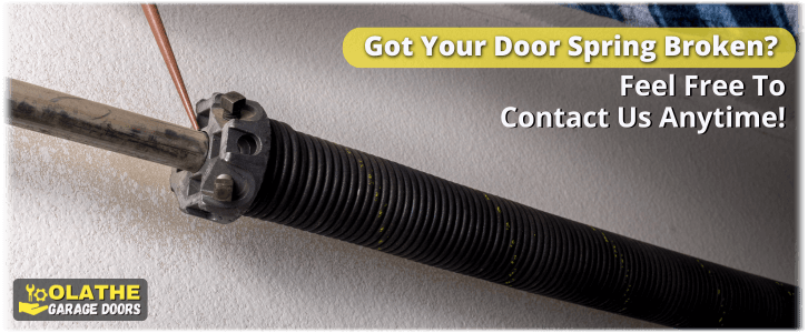 Broken Garage Door Spring Olathe KS